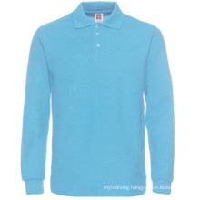 Customize Logo Cheap Price Long Sleeve Work Uniform Men Polo Shirt
